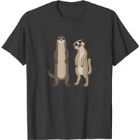 T-shirt pour hommes Meerkat Otter Water Marten Animaux Drôles — T-shirts pour hommes