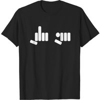 T-shirt avec symbole Fu pour hommes