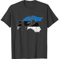 T-shirt cadeau estonien Tallinn d'Estonie pour hommes — T-shirts pour hommes