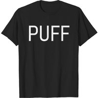 T-shirt Puff pour hommes en noir