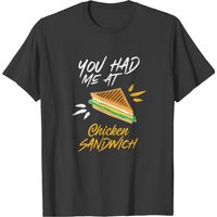 T-shirt pour hommes Amateur de Sandwich au Poulet — T-shirts pour hommes
