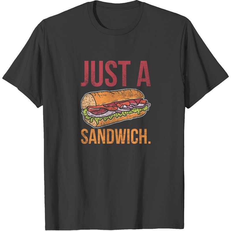 T-shirt Just A Sandwich pour les amateurs de nourriture — T-shirts pour hommes