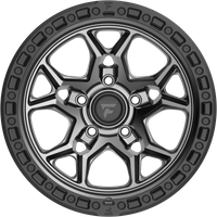 Fittipaldi Offroad FT112AB Satin Anthracite Wheel with Black Ring — Wheels & Rims