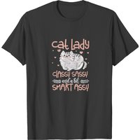 Cat Lady Classy Sassy Smart Assy T-shirt for Men