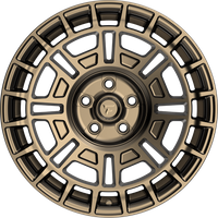 Fittipaldi Offroad FT109Z Satin Bronze Wheel - 17x8, 5x100 Bolt Pattern — Wheels & Rims
