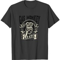 T-shirt Gas Monkey Garage avec logo Wrench Cross pour hommes — T-shirts pour hommes