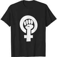 T-shirt symbole féministe pour hommes en noir — T-shirts pour hommes