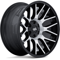 Roues Moto Metal MO816 Overlook Machined Black 20x10 - 5x114.3 — Roues et jantes