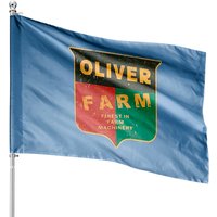 Oliver Farm Equipment House Flags - Double-Sided Print — Decorative Flags