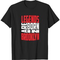 T-shirt Legends Brooklyn pour hommes en noir — T-shirts pour hommes