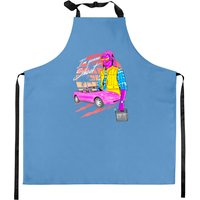 Classic Macgruber Synthwave Kitchen Apron — Kitchen Aprons