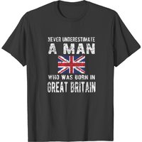 T-shirt pour hommes British Heritage Great Britain Roots Drapeau britannique — T-shirts pour hommes