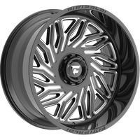 Fittipaldi Offroad FA13BM Black Milled Wheel - 24x12 - 6x135 -44 Offset — Wheels & Rims