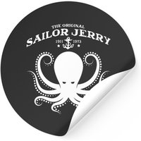 Sailor Jerry 1911 1973 Stickers - Classic Square Design