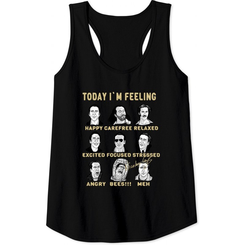 Nicolas Cage Men's Tank Top — Mens T Shirts