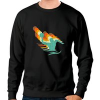 Sweatshirts Unisex Noirs Water Polo — Sweats à capuche pour hommes