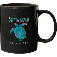 Siesta Beach Sea Turtle Ceramic Mug — Mugs & Tumblers