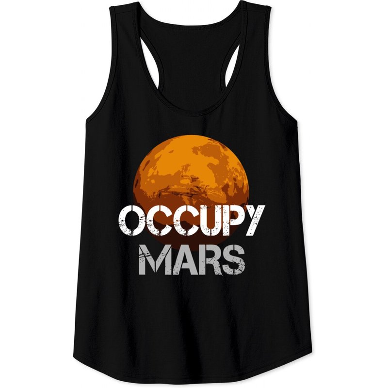 Débardeurs Occupy Mars pour hommes en noir — T-shirts pour hommes