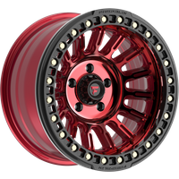 Fittipaldi Offroad FB152R Roue Rouge avec Bord Noir - 17x9 - 5x127