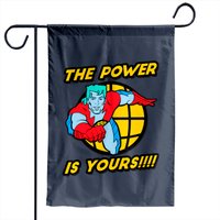 Captain Planet Flying Garden Flags - Double-Sided Print — Decorative Flags