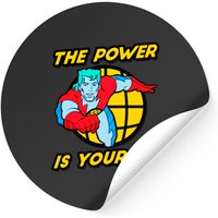 Captain Planet Flying Stickers — Stickers & Decals