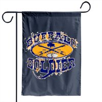 Buffalo Soldier Gift Garden Flag - Double-Sided Outdoor Flag — Decorative Flags
