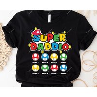 Super Daddio Personalized Gamer Daddy T-Shirt for Men
