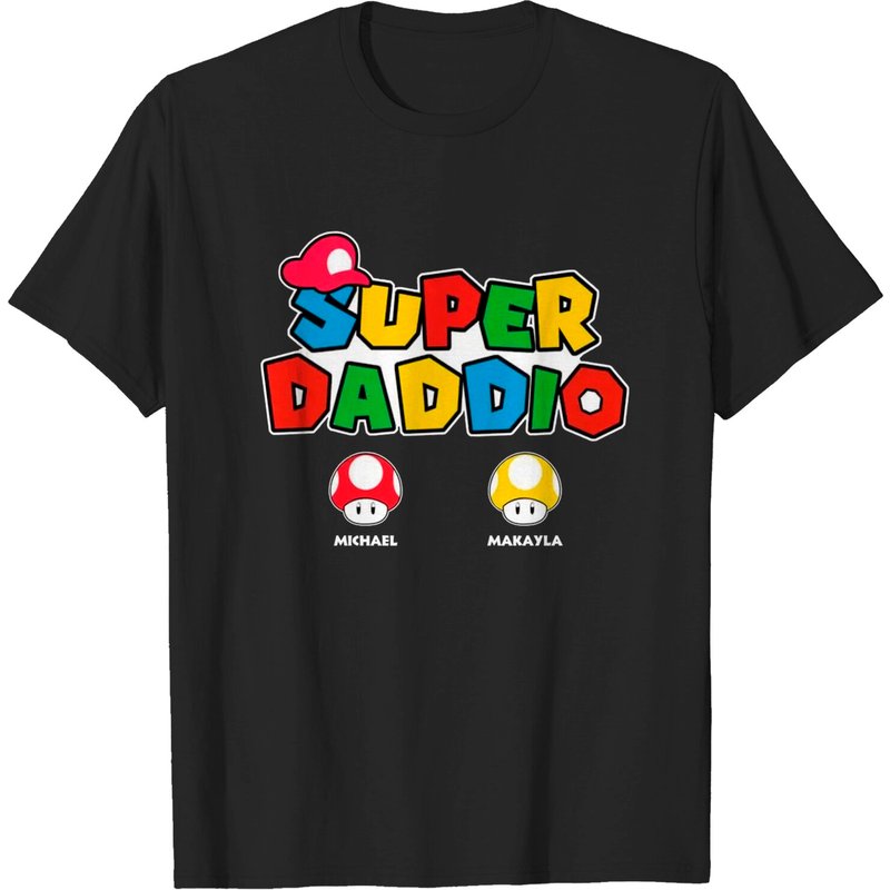 Super Daddio Personalized T-Shirt for Men — Mens T Shirts