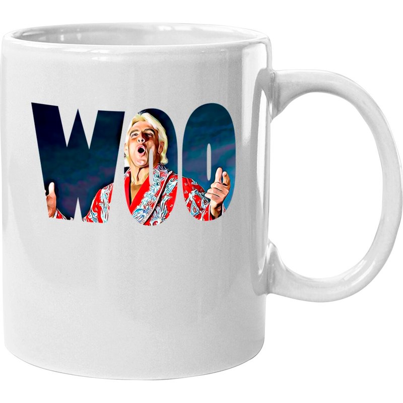 Ric Flair Woo! Ceramic Mug - Customizable and Dishwasher Safe — Mugs & Tumblers