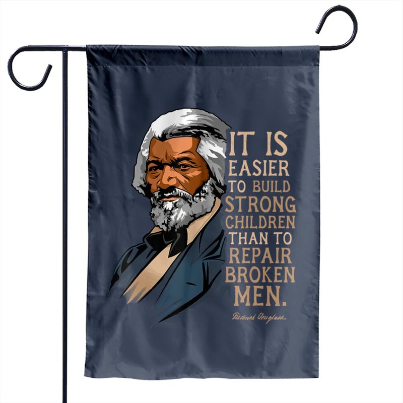 Frederick Douglass Quote Garden Flag for Black History — Decorative Flags