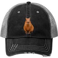 Capybara Unisex Trucker Hat with Mesh Backing