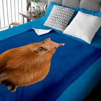 Couvertures pour bébés Capybara en bleu royal
