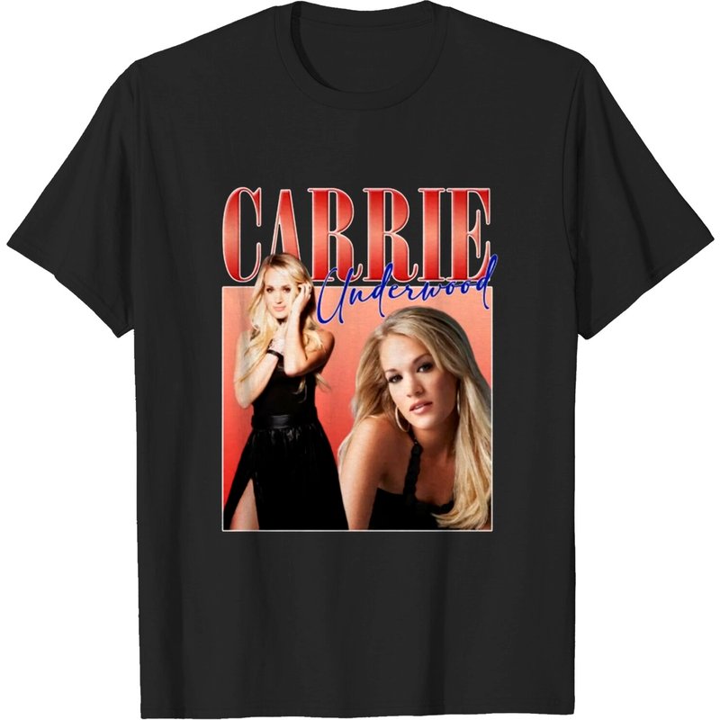 T-shirts noirs pour hommes Carrie Underwood — T-shirts pour hommes