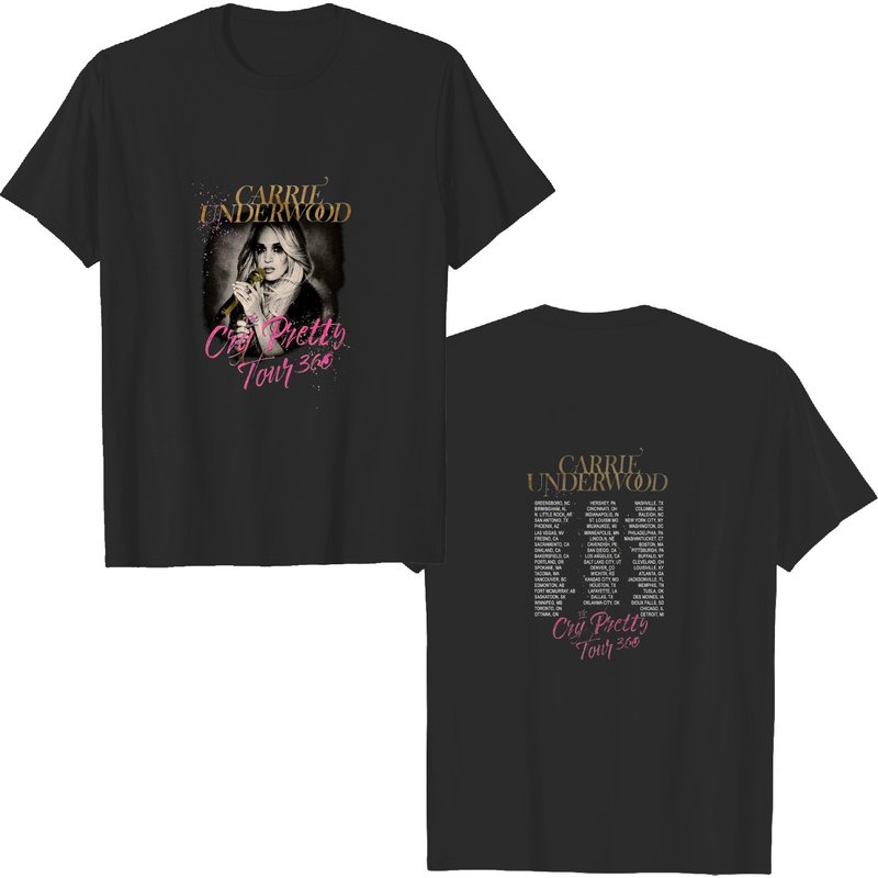 T-Shirt pour Hommes Carrie Underwood The Cry Pretty Tour 360 — T-shirts pour hommes
