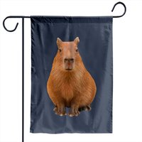 Capybara Garden Flags - Double-Sided Print