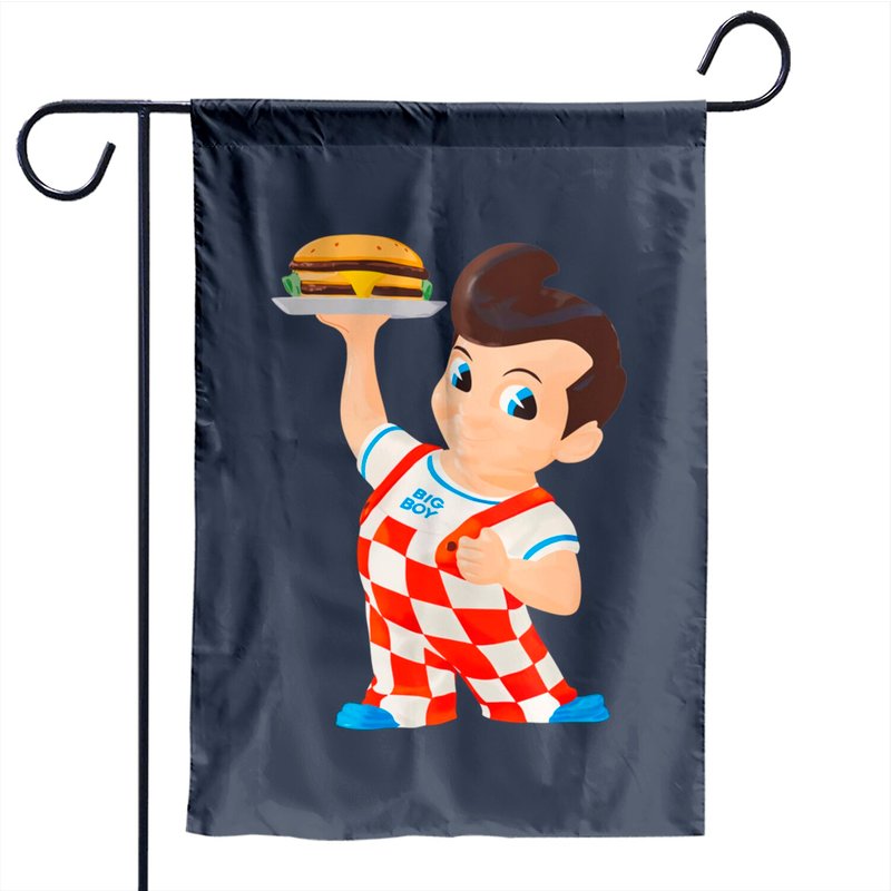 Bob The Big Boy Burger Garden Flag - Double-Sided Print — Decorative Flags