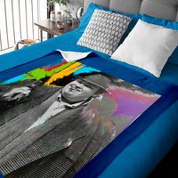 Couvertures pour bébés John Candy en bleu royal — Couvertures pour bébé