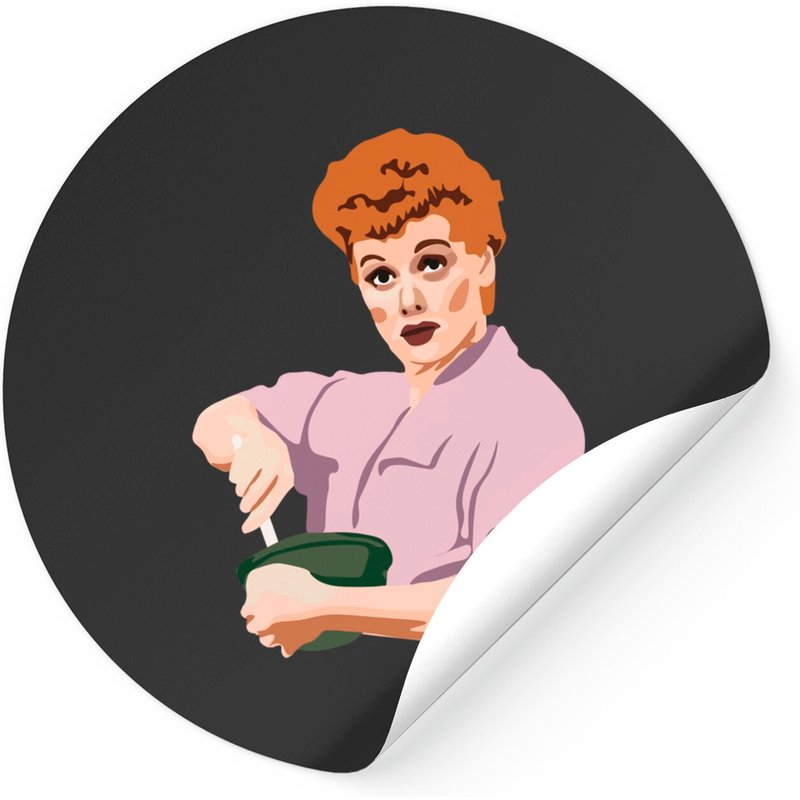 Lucy - I Love Lucy Stickers - Classic Square Design — Stickers & Decals