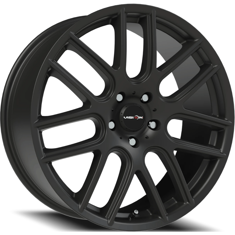 Jantes Vision 426 Cross II GM Noir Mat 17x7.5 4x100 — Roues et jantes