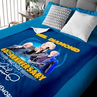 Neil Diamond 60th Anniversary Signatures Baby Blanket — Baby Blankets