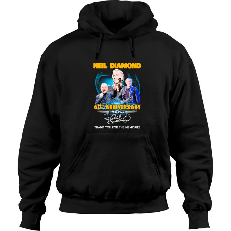 Hoodie Signatures 60e Anniversaire de Neil Diamond — Sweats à capuche pour hommes