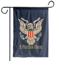 E Pluribus Unum Garden Flags for Outdoor Use