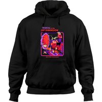 Hoodie noir unisexe The Cat Dimension — Sweats à capuche pour hommes