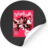 The New York Dolls 5¢ Bubble Gum Pack with Bonus Color Puzzle Stickers