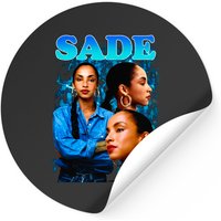 Sade Adu Graphic Sticker - Vintage Style Design — Stickers & Decals
