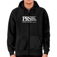 Hoodies à zip PRS Guitars pour unisexe en noir — Sweats à capuche pour hommes