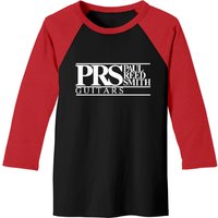 PRS Guitars Men's Baseball Tees Black/Red — Mens T Shirts