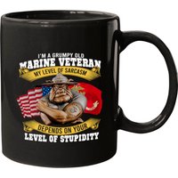 I Am A Grumpy Old Marine Veteran Mug