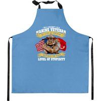 I Am A Grumpy Old Marine Veteran Kitchen Apron