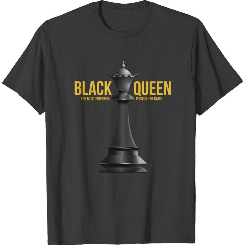 Chess Black Queen Black Lives Matter T-Shirt for Men — Mens T Shirts
